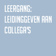 LEERGANG LEIDINGGEVEN AAN COLLEGAS